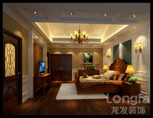 月映长滩装修，美式别墅装修，龙发装修公司，成都别墅装修公司
