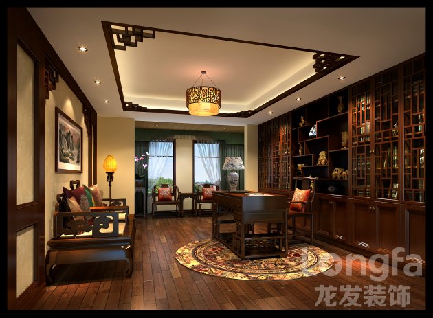 麓山国际装修图片，成都装修公司哪家好，龙发装饰